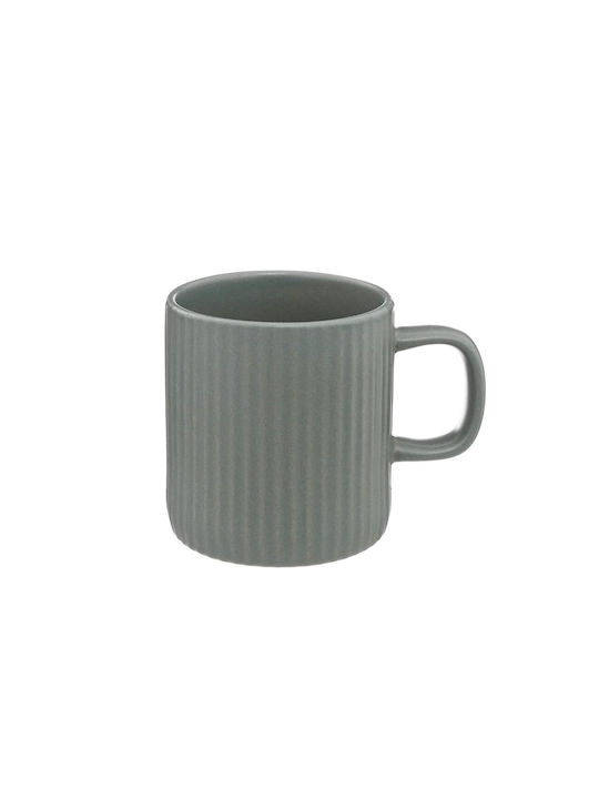 M Mug Ceramic Green 1pcs