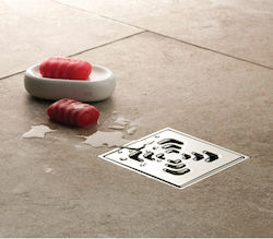 Pestan Confluo Stainless Steel Floor Drain Silver