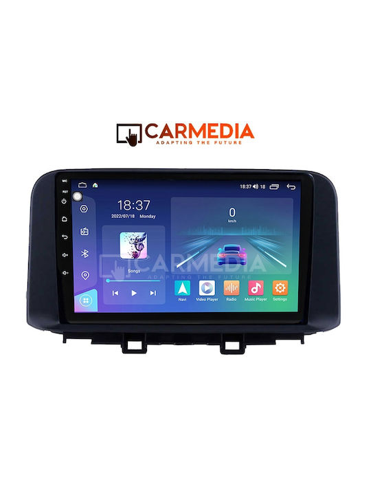 Carmedia Ηχοσύστημα Αυτοκινήτου για Hyundai Kona 2017+ (Bluetooth/USB/WiFi/GPS/Apple-Carplay/Android-Auto) με Οθόνη Αφής 10"