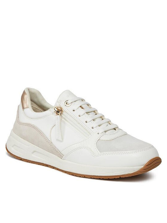 Geox D Bulmya Γυναικεία Sneakers Off White