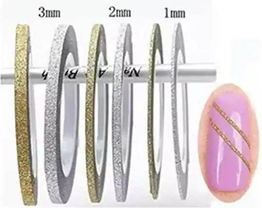 Nails & More Διακοσμητική Ταινία Νυχιών σε Χρυσό Χρώμα