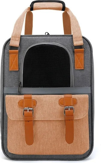 Rucsac pentru transport câine / pisici Portocaliu M30xL21xA41cm.