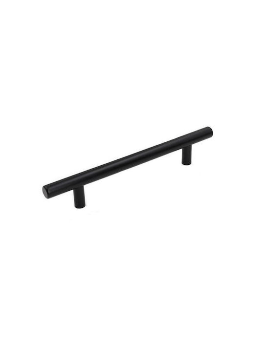 Import Hellas 4797 Handgriff Möbelgriff aus Metallisch Black 220mm (Zentrenabstand 160mm) 4797-20 1Stück