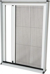 Screen Window Pleated White 185x220cm