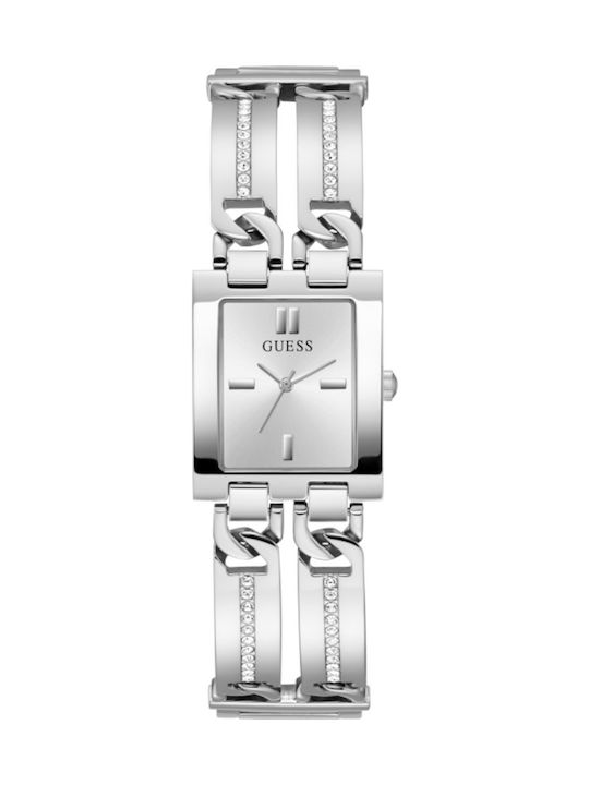 Guess Womens Watch 38mm Chronograph Battery Silver