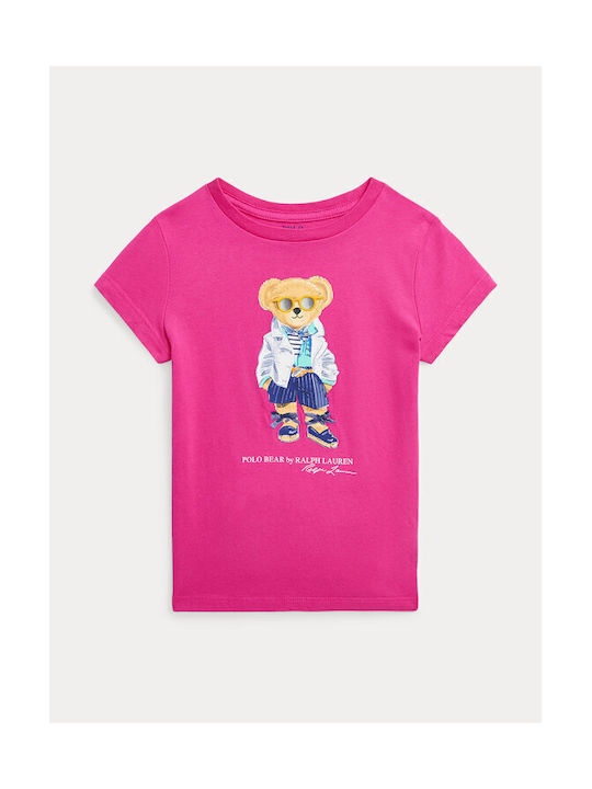 Ralph Lauren Kinder-T-Shirt Rosa