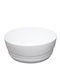 e-exoplismos Salad Bowl Porcelain Salad Bowl White 25x25x10cm 6pcs