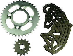 Yamaha Chain & Sprocket Kit (15-41-420) for Yamaha Crypton S 115