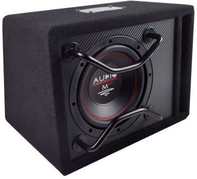 Audio System Selbstverstärkter Auto-Subwoofer 200W RMS mit Gehäuse