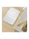 U10 Thizy Rutschfest Badematte Mikrofaser Rechteckig 1801975 White 50x80cm