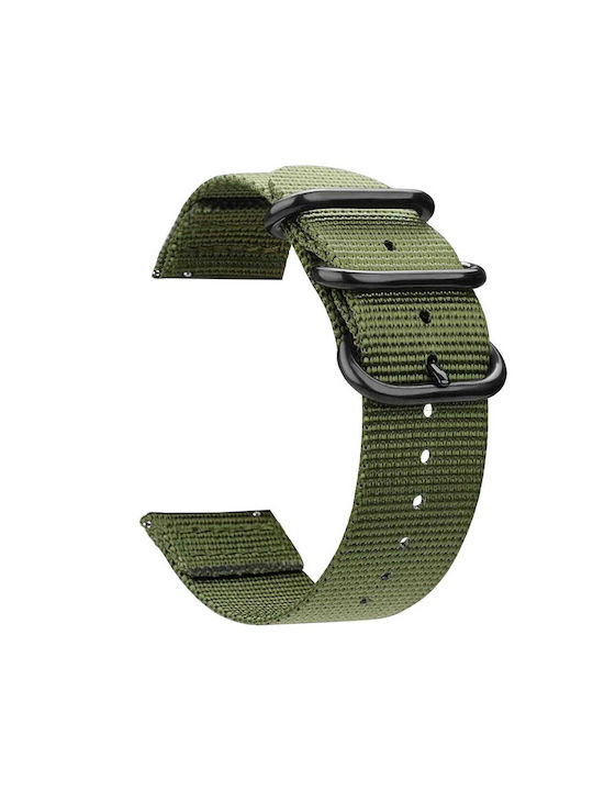 Fabric Strap Green 22mm