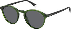 Polaroid Sunglasses Πράσινα with Acetate Frame & Gray Lens