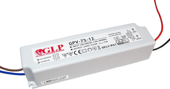 MPL Gpv-75-24 LED-Netzteil Wasserdicht IP67 Leistung 75W mit Ausgangsspannung 24V