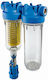 Atlas Filtri Hydra Duo Rah Water Filtration System Double Central Supply Micron 3/4'' 251232