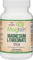 Double Wood Magnesium L-Threonate 2000mg 100 κάψουλες Double Wood Magnesium L-Threonate 2000mg 100 κάψουλες