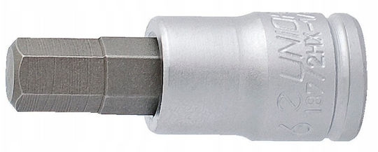 Unior Cheie tubulară cu Vârf Allen și Patrat de Prindere 1/4'' 1buc