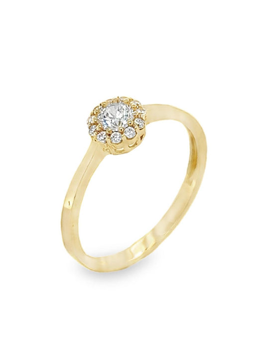 Xryseio Single Stone from Gold 14K