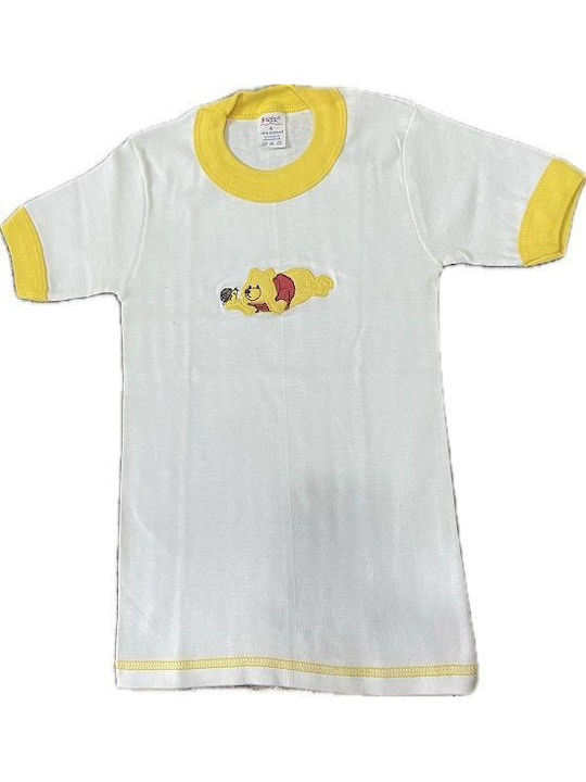 Bozer Kids' Undershirt Short-sleeved White