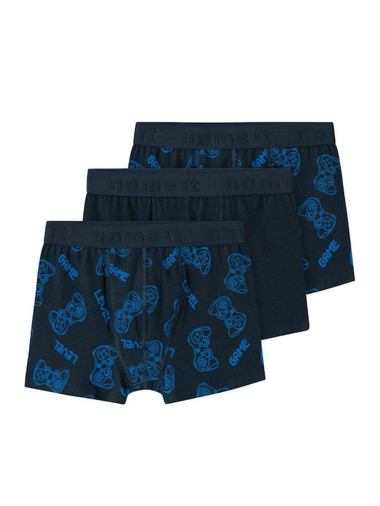 Name It Set of Kids' Boxers Dark Sapphire 3pcs