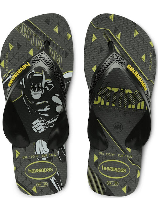 Havaianas Детски джапанки Черни Kids Max Herois