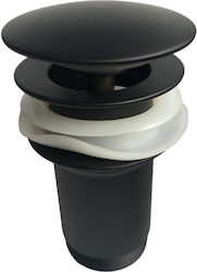 Inter Ceramic Pop Up Sink Valve Black Inter Ceramic Pop Up Sink Valve Black