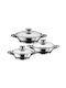 Epiplo-Fos Stainless Steel Pots Set 3pcs