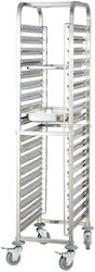 Karamco Commercial Kitchen Food Cart H173.5xW38xD50cm