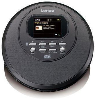 Lenco Portable Radio-CD Player Equipped with Radio Black