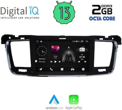 Digital IQ Ηχοσύστημα Αυτοκινήτου για Peugeot 508 2010-2015 (Bluetooth/USB/WiFi/GPS/Apple-Carplay/Android-Auto) με Οθόνη Αφής 7"