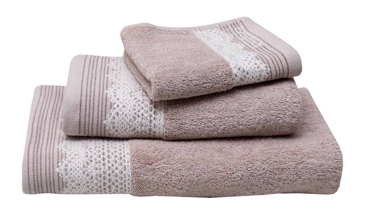 Anna Riska Σετ Πετσέτες Μπάνιου 3τμχ Karla 2 Beige | Skroutz.gr