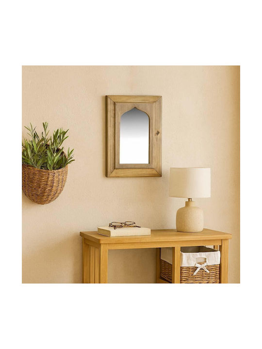 Next Tribeca Wall Mirror with Gray Wooden Frame 39x20cm 1pcs