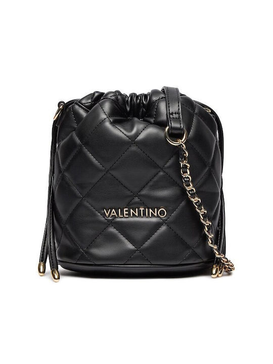 Valentino Bags Ocarina Γυναικείο Πουγκί Ώμου Μαύρο