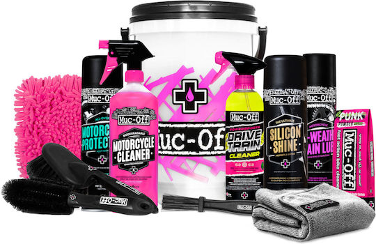 Muc-Off 12 in 1 Powersports Σετ Καθαρισμού Μοτοσυκλέτας