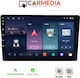 Carmedia Ηχοσύστημα Αυτοκινήτου (Bluetooth/USB/WiFi/GPS/Apple-Carplay/Android-Auto/CD) με Οθόνη Αφής 10"