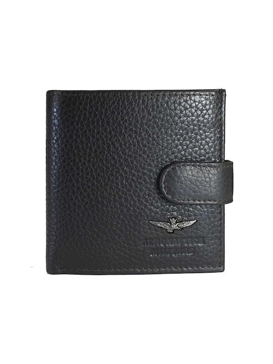 Aeronautica Militare Men's Leather Wallet with RFID Brown