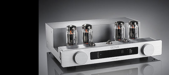 Octave V 70 Class A Λαμπάτος Ολοκληρωμένος Ενισχυτής Hi-Fi Stereo 70W/4Ω Ασημί