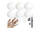 Aria Trade AT00001689 Round Door Buffers with Sticker 6pcs