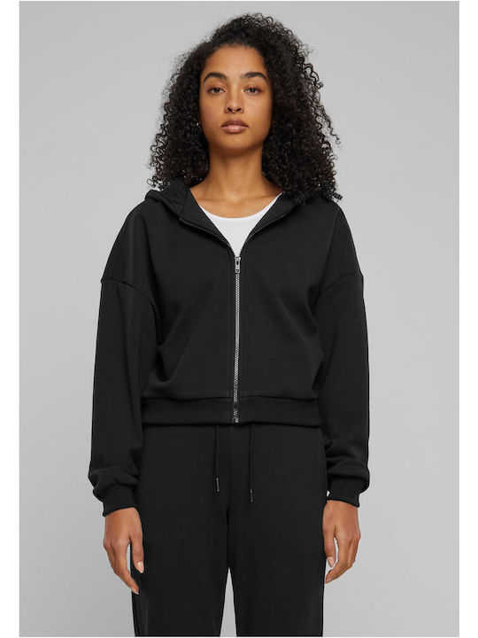 Urban Classics Women's Sweatshirt Jacket Hooded...