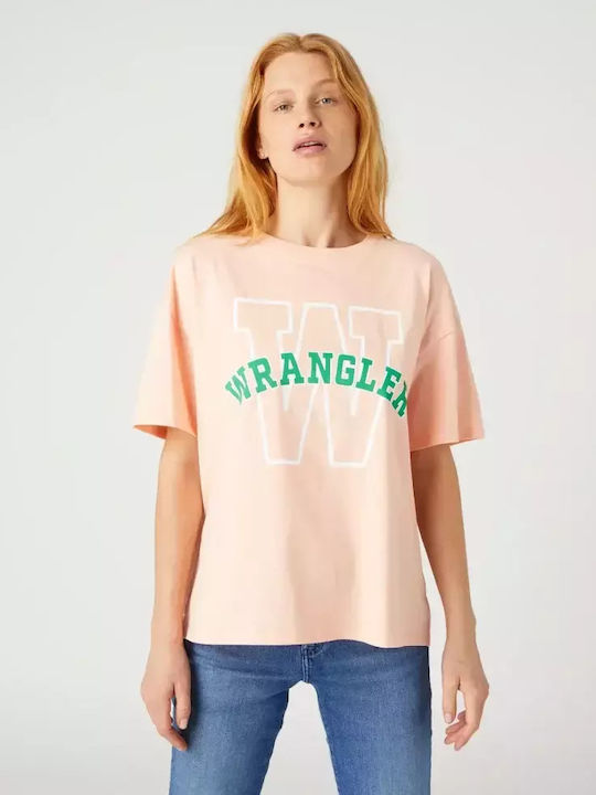 Wrangler Γυναικείο T-shirt Πορτοκαλί