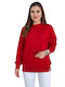 Concept Damen Bluse Langärmelig Rot