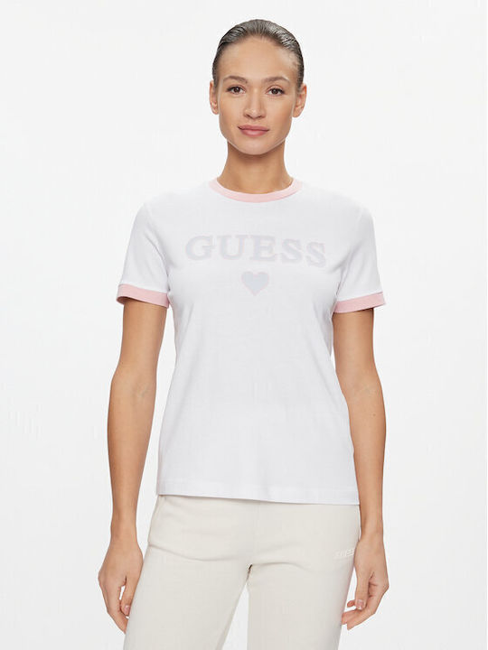Guess K8fq4 Γυναικείο T-shirt Λευκό