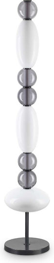 Ideal Lux Lumiere LED Floor Lamp H155xW2.8cm. with Warm White Light 7350lm Black