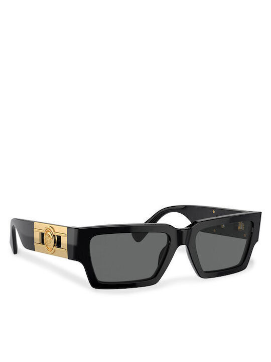 Versace Women's Sunglasses with Black Plastic Frame and Black Lens 0VE4459