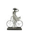 DKD Home Decor Figură Decorativă din Metal Femeie 27.5x9.5x34.5cm 1buc
