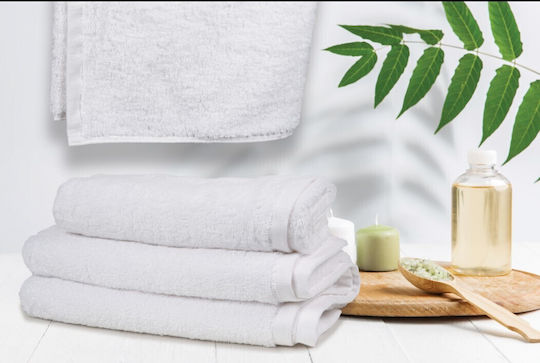 Kipper Perfect Hotel Face Towel 90x50cm White Weight 600gsm