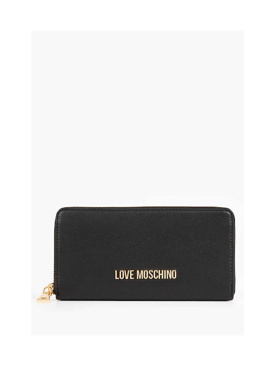 Moschino Groß Frauen Brieftasche Klassiker Schwarz