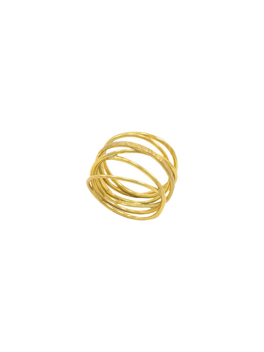 Women's Gold Plated Silver Ring