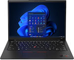 Lenovo ThinkPad X1 Carbon Gen 11 14" IPS (i5-1335U/16GB/512GB SSD/W11 Pro) negru închis