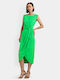 Ralph Lauren Midi Evening Dress Green