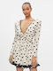 Mini Abendkleid Beige